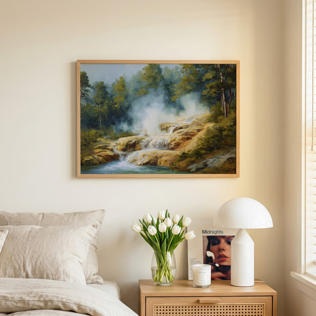 Hot Springs National Park Oil Painting