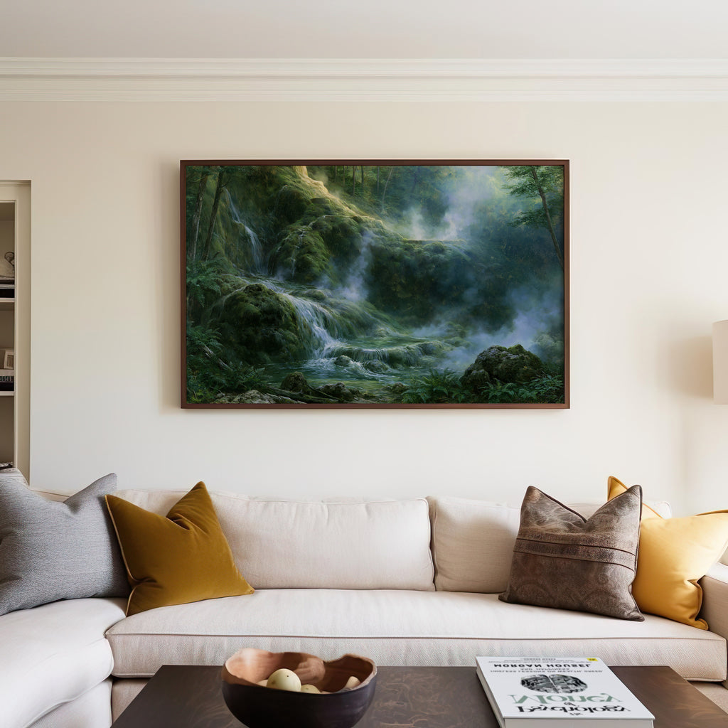 Hot Springs National Park Classical Oil Painting