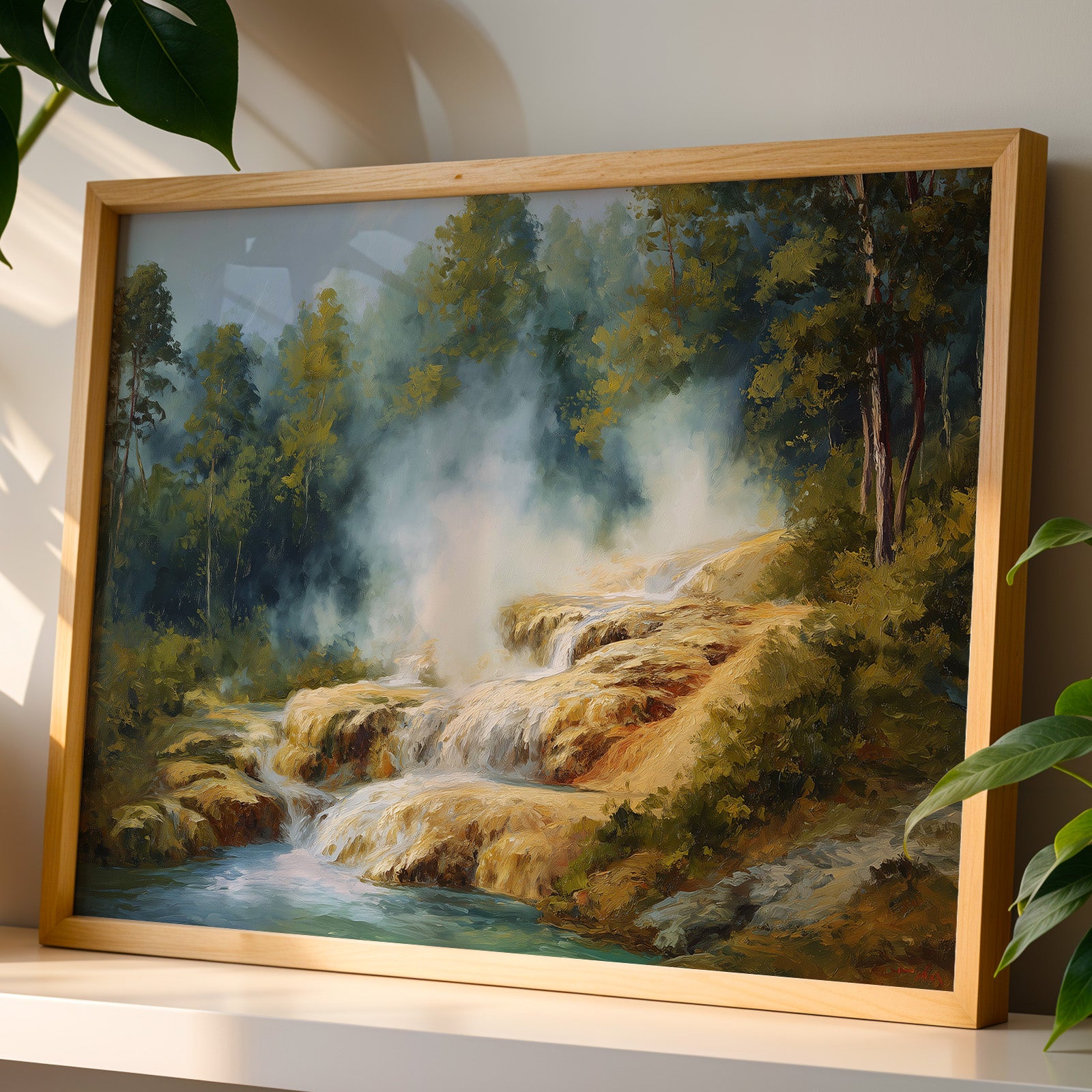 Hot Springs National Park Oil Painting