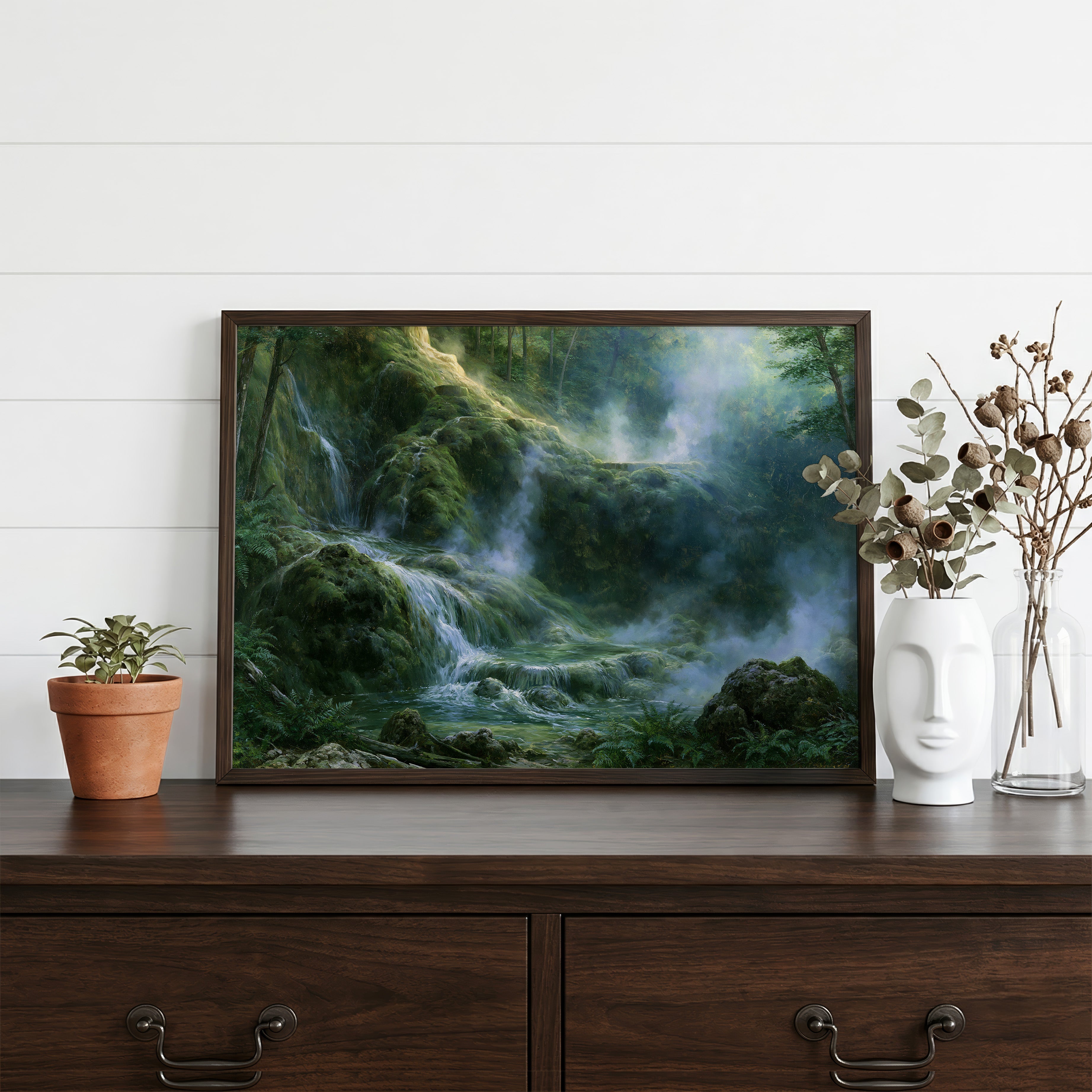 Hot Springs National Park Classical Oil Painting