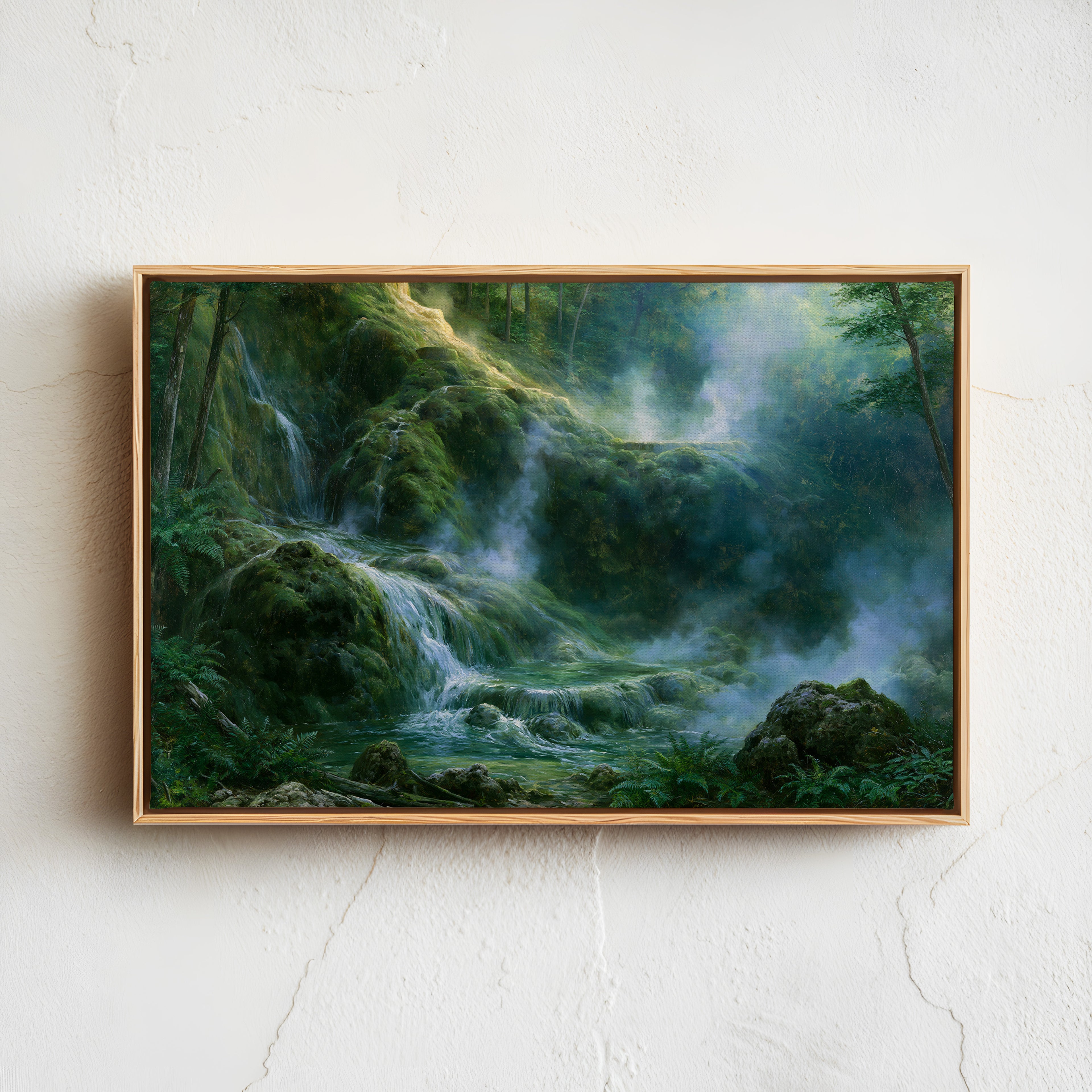 Hot Springs National Park Classical Oil Painting
