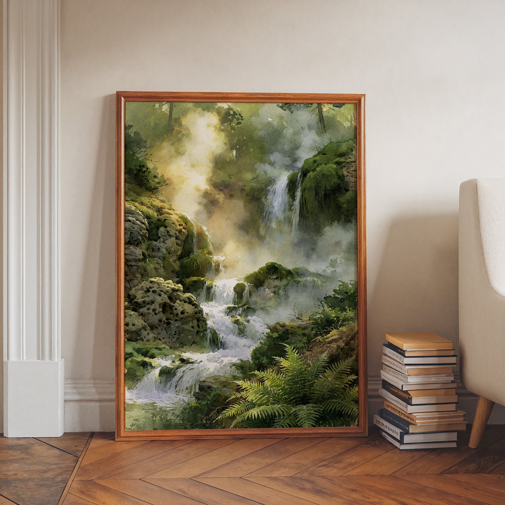 Hot Springs National Park Watercolor Art