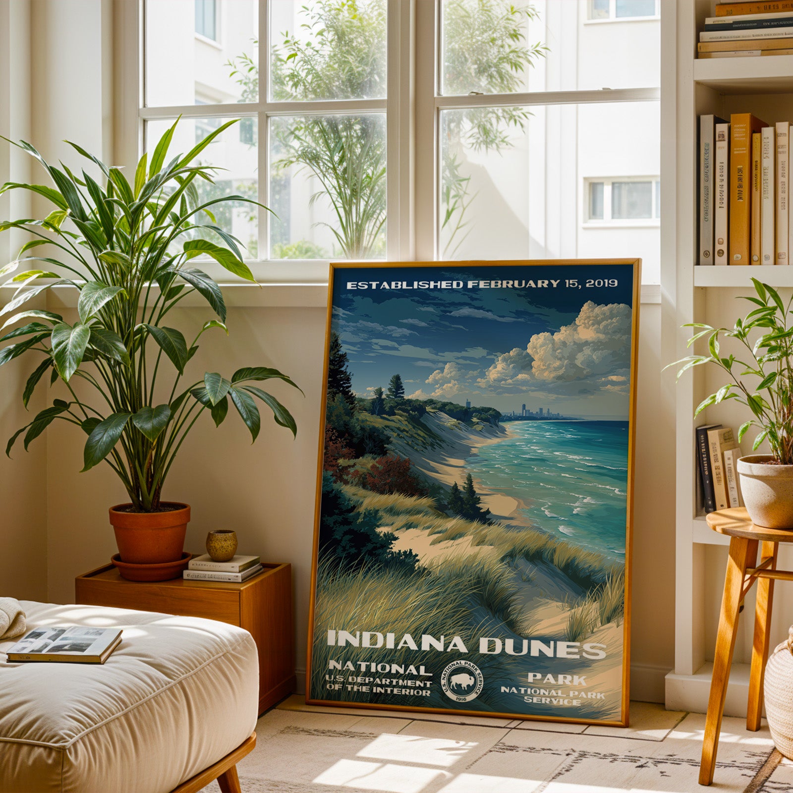 Indiana Dunes National Park Vintage WPA