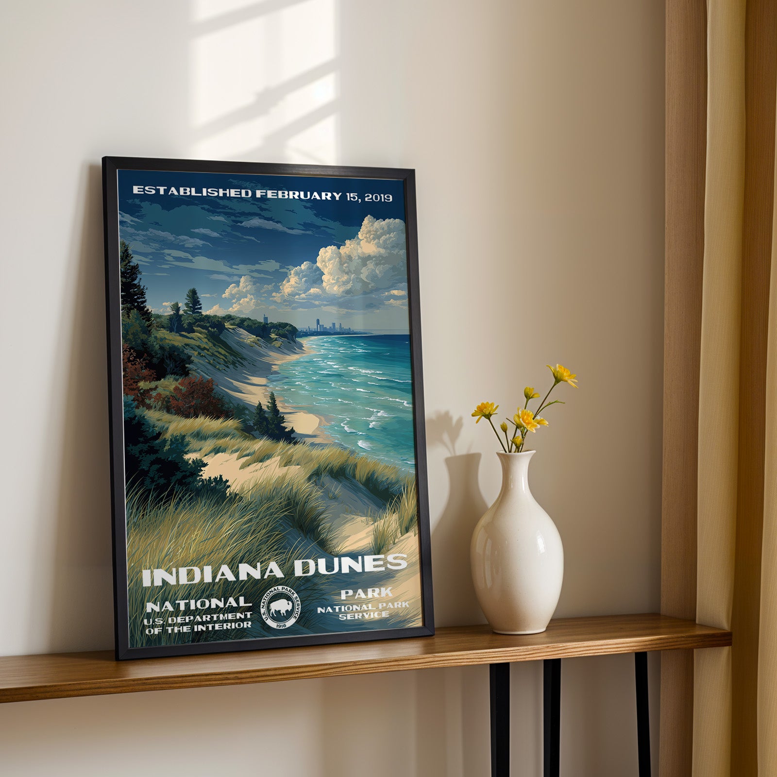 Indiana Dunes National Park Vintage WPA