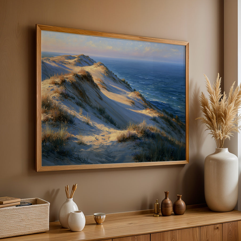 Indiana Dunes National Park Classical Oil Painting