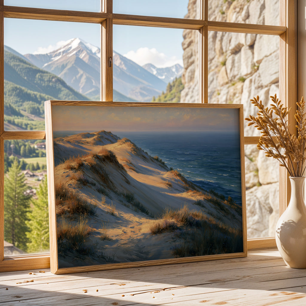 Indiana Dunes National Park Classical Oil Painting