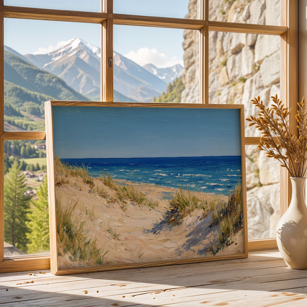 Indiana Dunes National Park Oil Painting