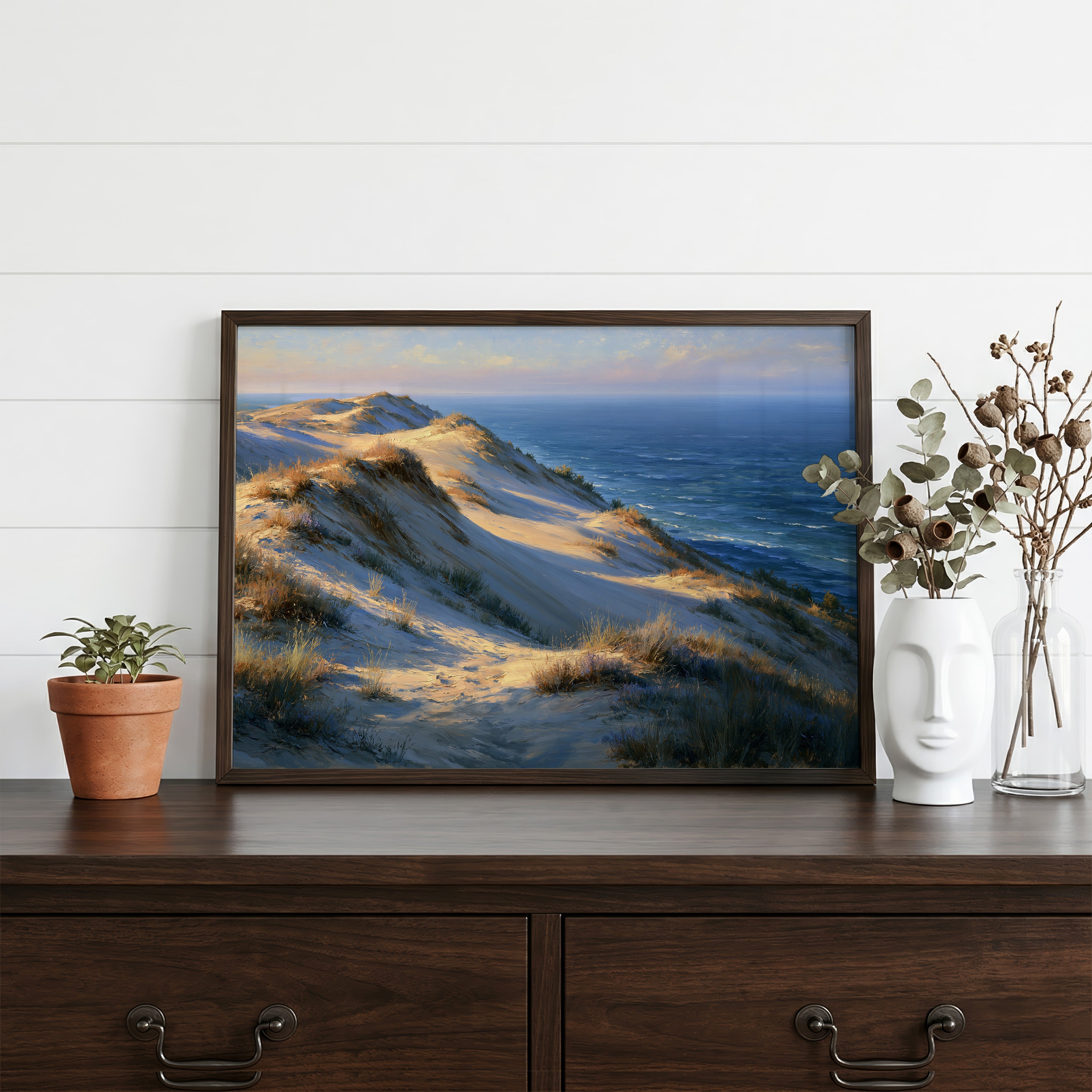 Indiana Dunes National Park Classical Oil Painting