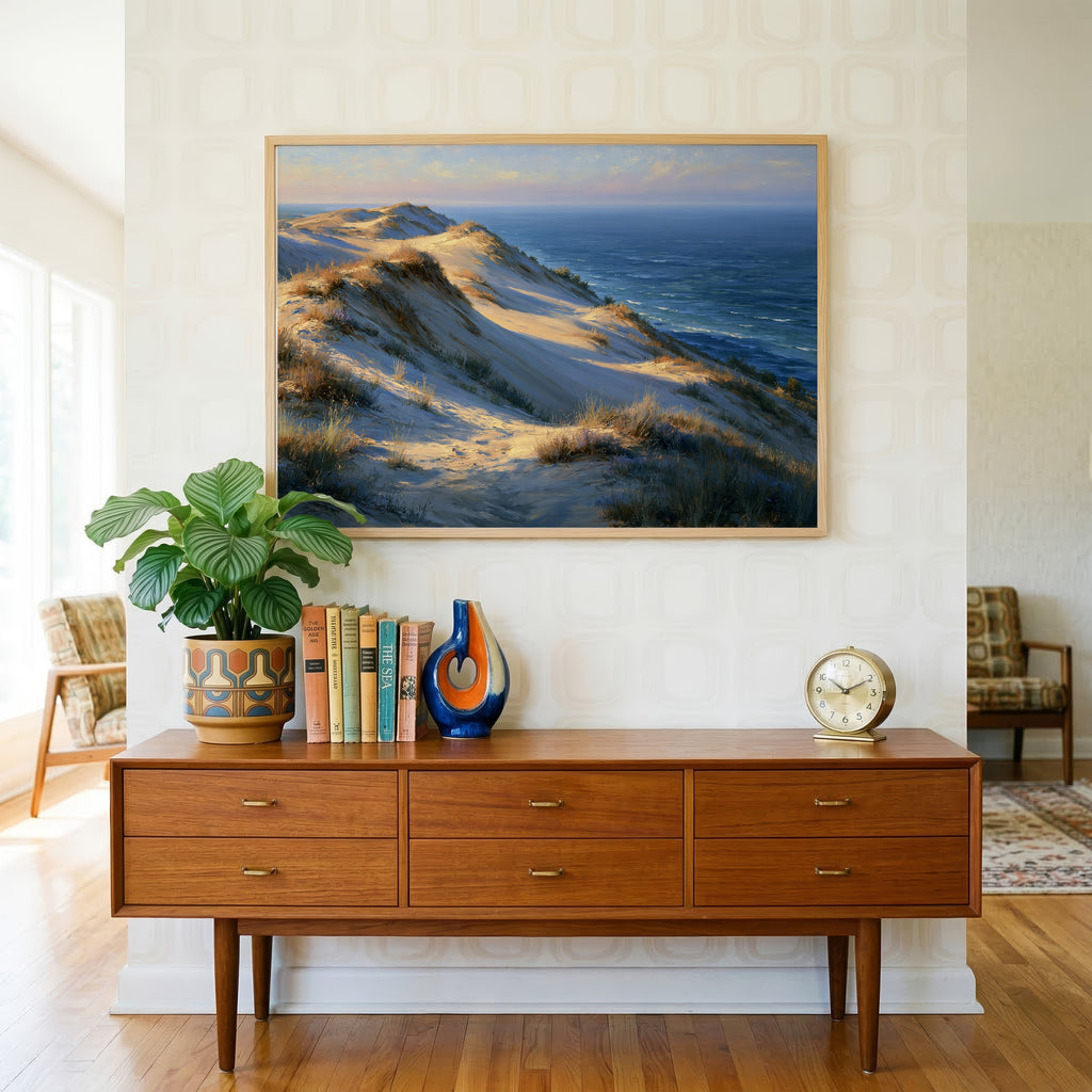 Indiana Dunes National Park Classical Oil Painting