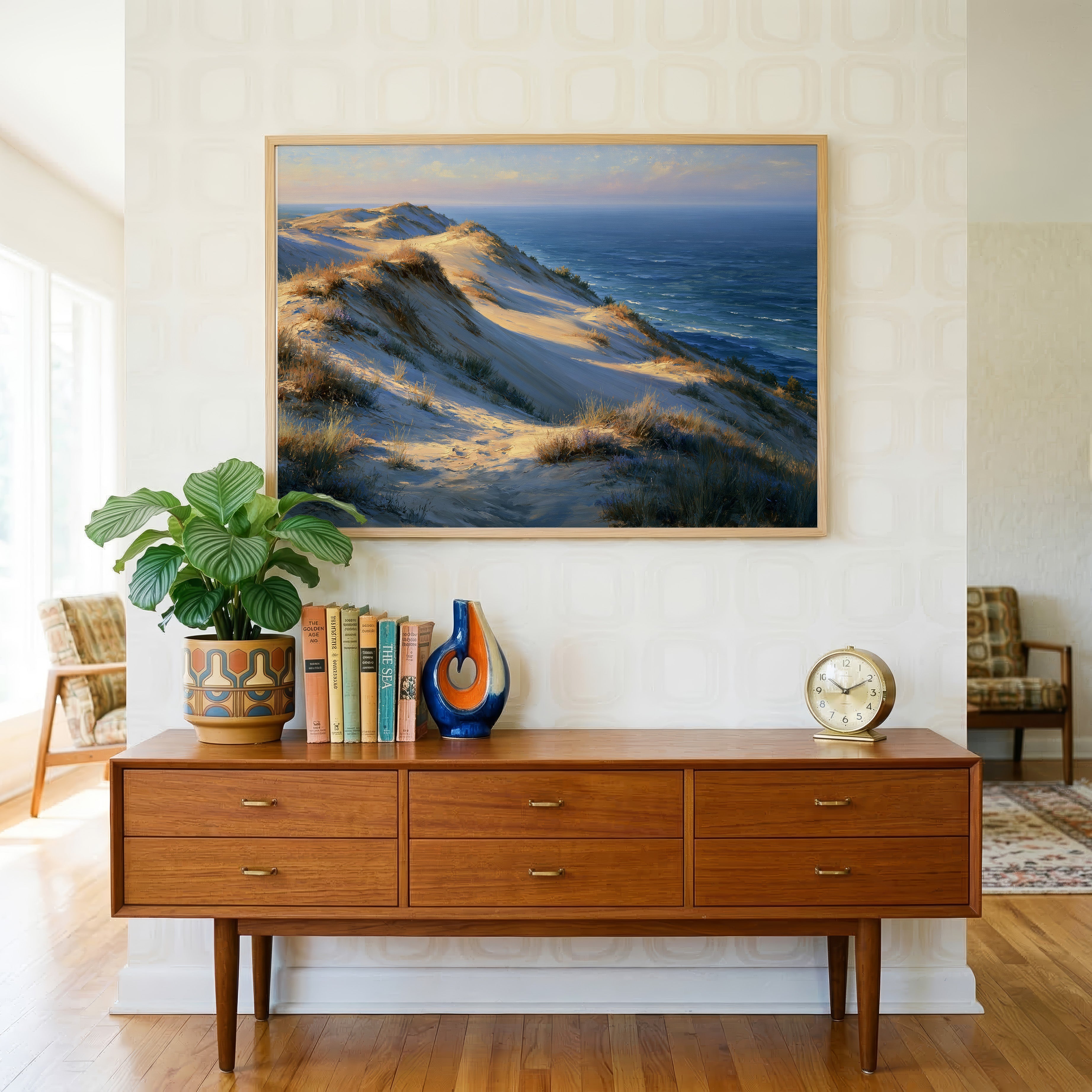 Indiana Dunes National Park Classical Oil Painting