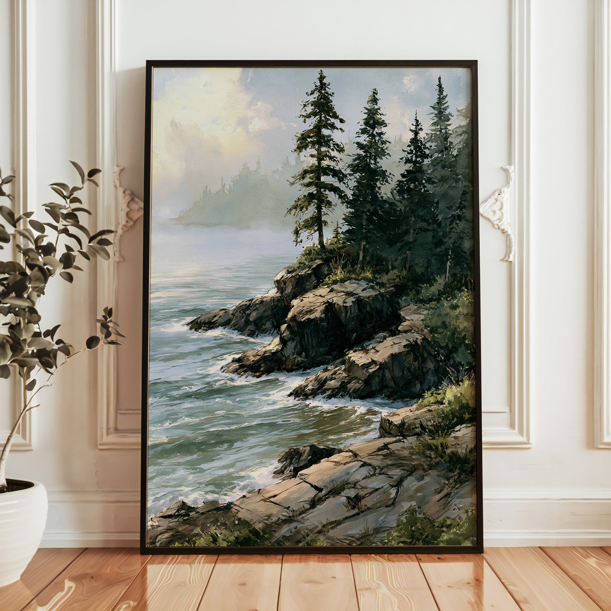 Isle Royale National Park Watercolor Art