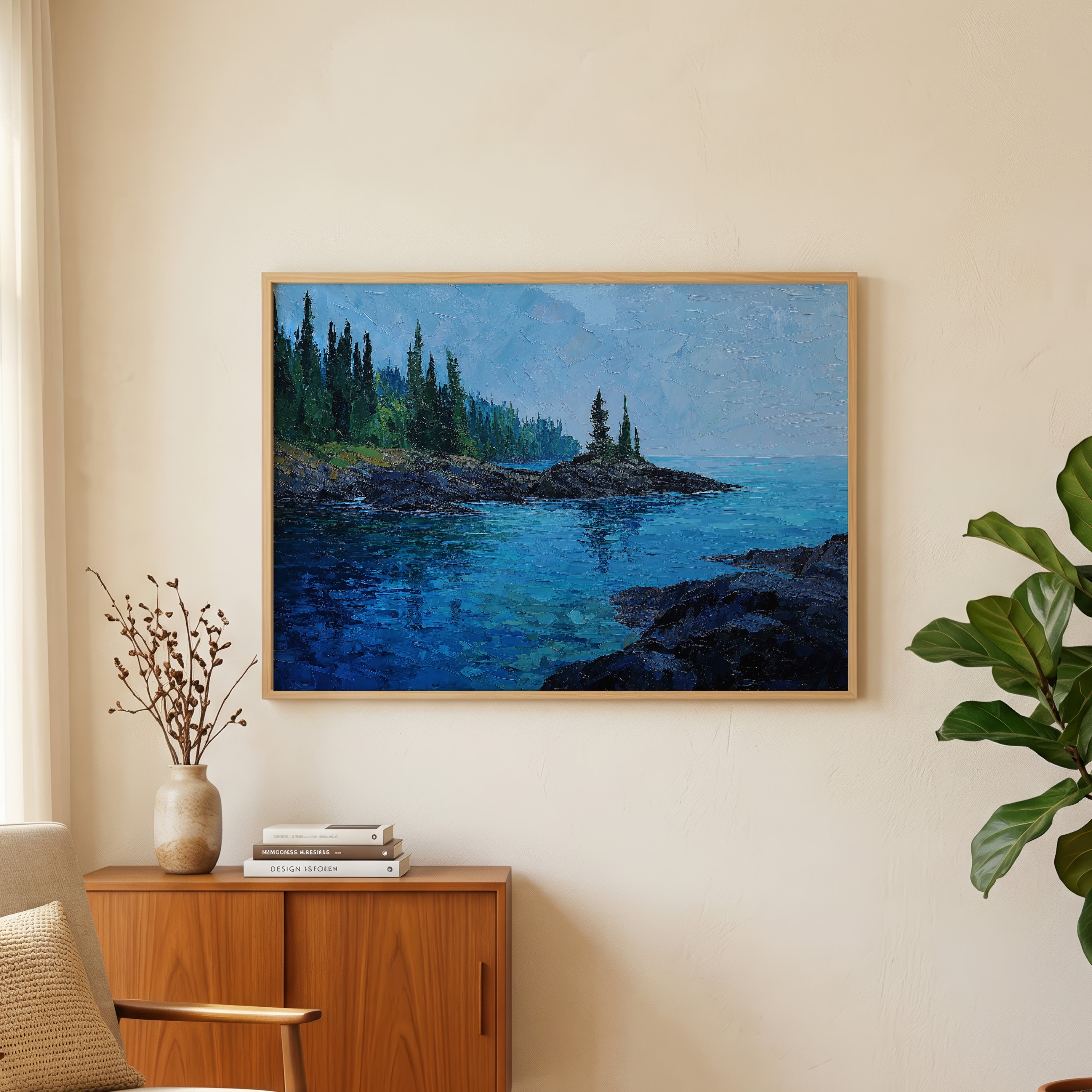 Isle Royale National Park Oil Painting
