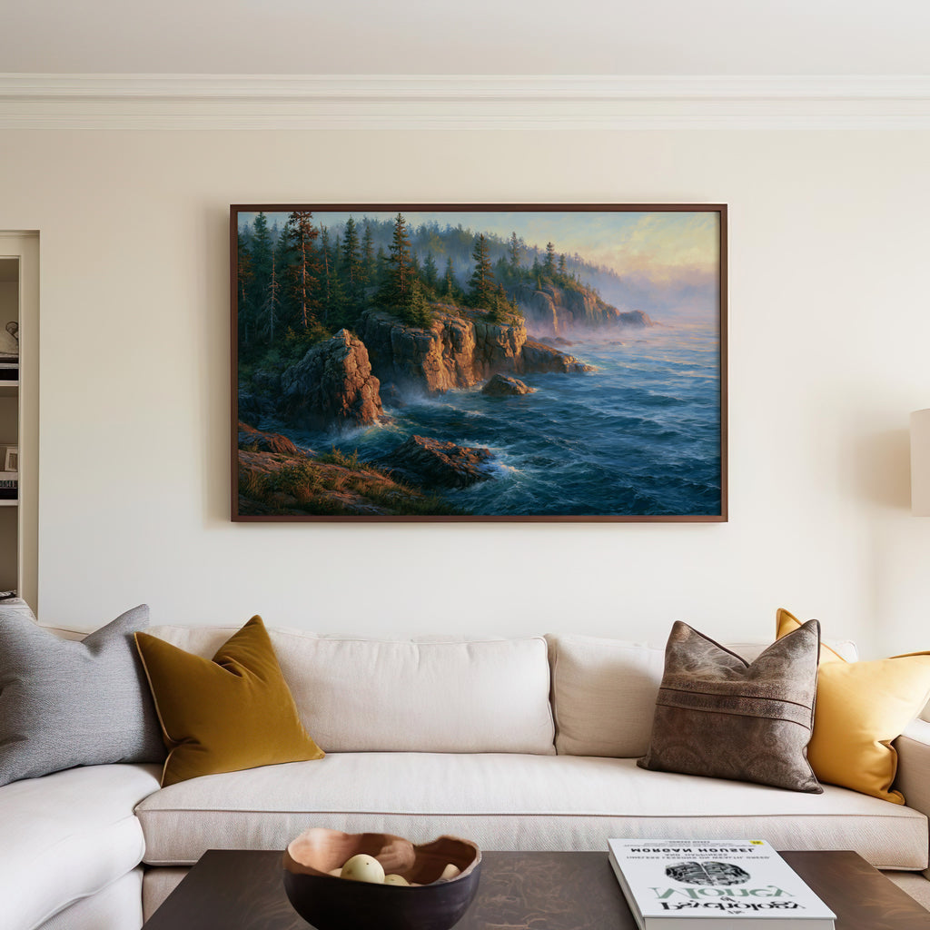 Isle Royale National Park Classical Oil Painting