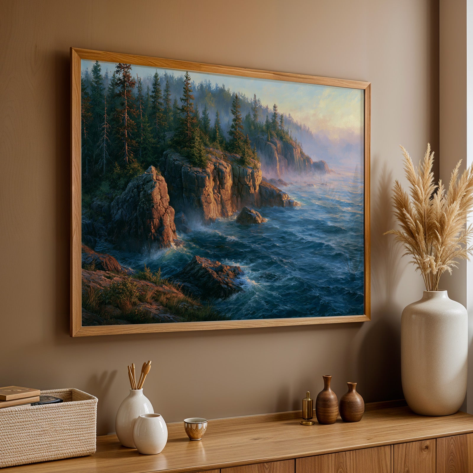 Isle Royale National Park Classical Oil Painting