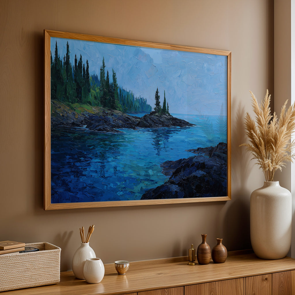 Isle Royale National Park Oil Painting