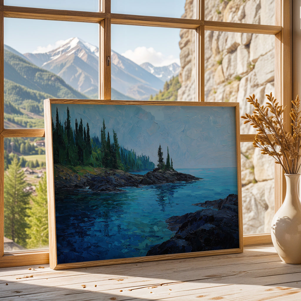 Isle Royale National Park Oil Painting