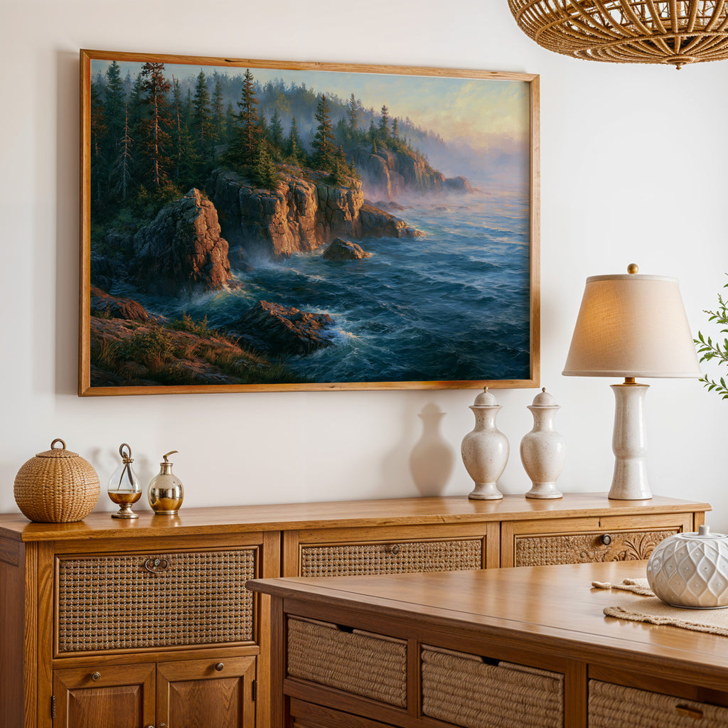 Isle Royale National Park Classical Oil Painting