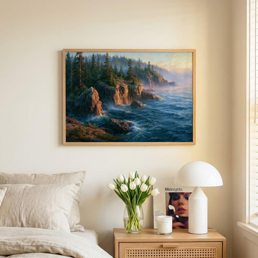 Isle Royale National Park Classical Oil Painting