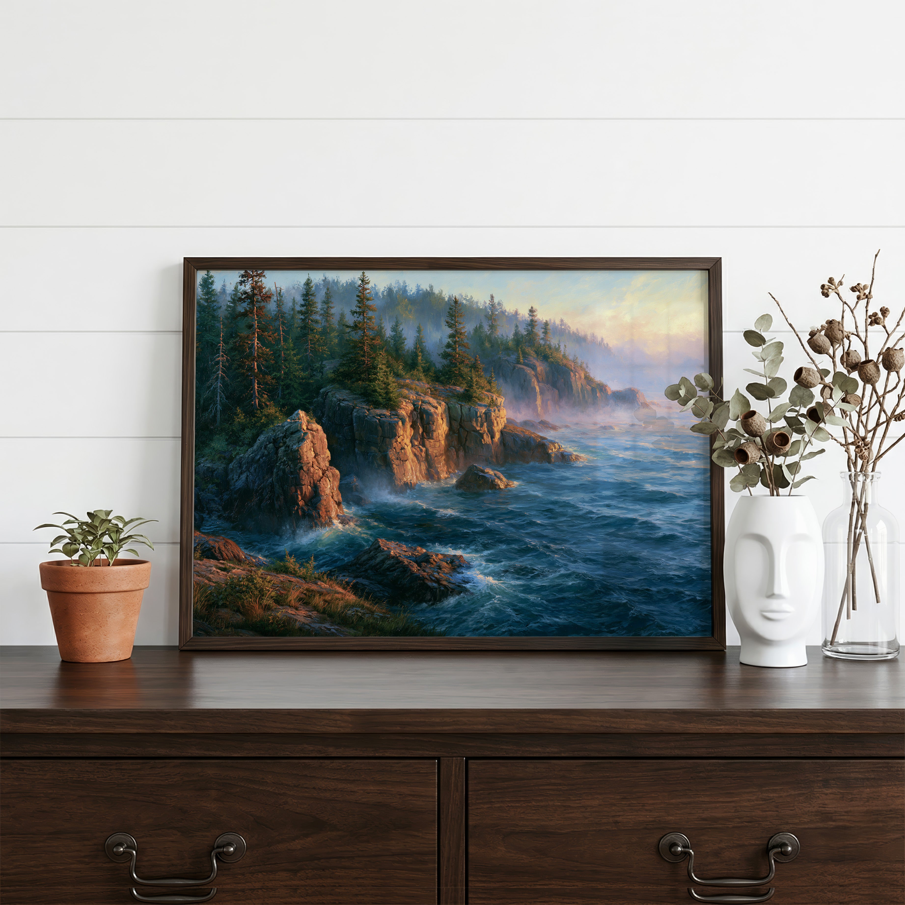 Isle Royale National Park Classical Oil Painting