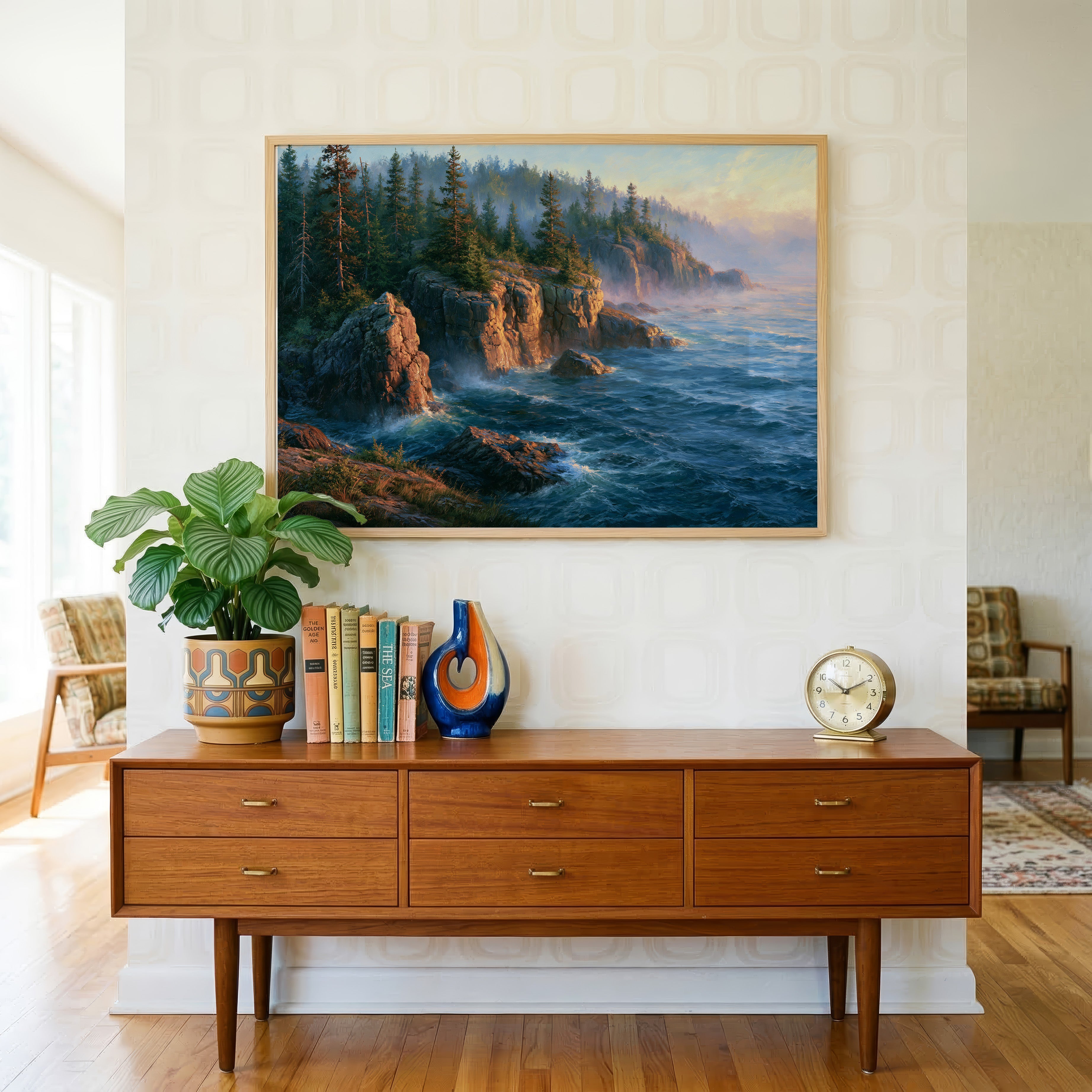 Isle Royale National Park Classical Oil Painting