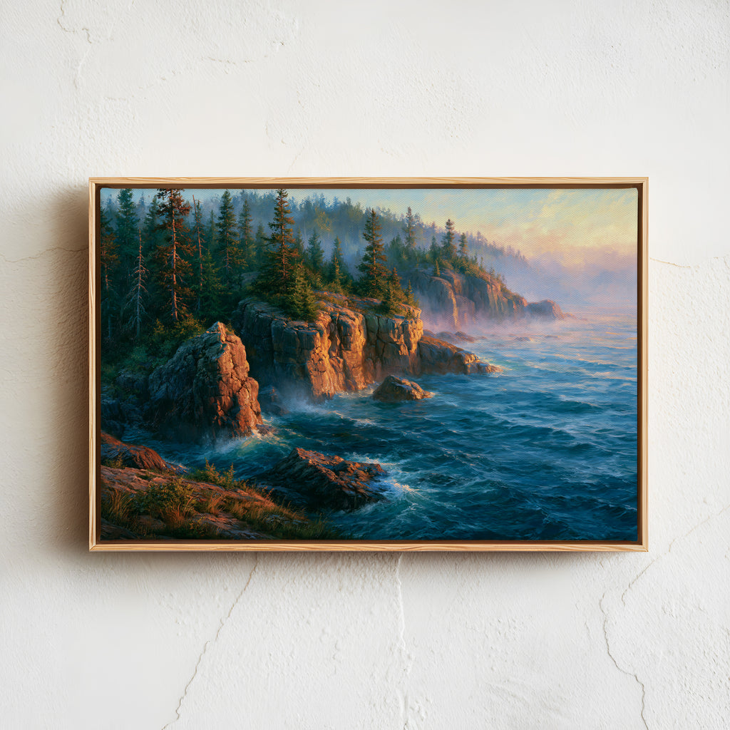 Isle Royale National Park Classical Oil Painting