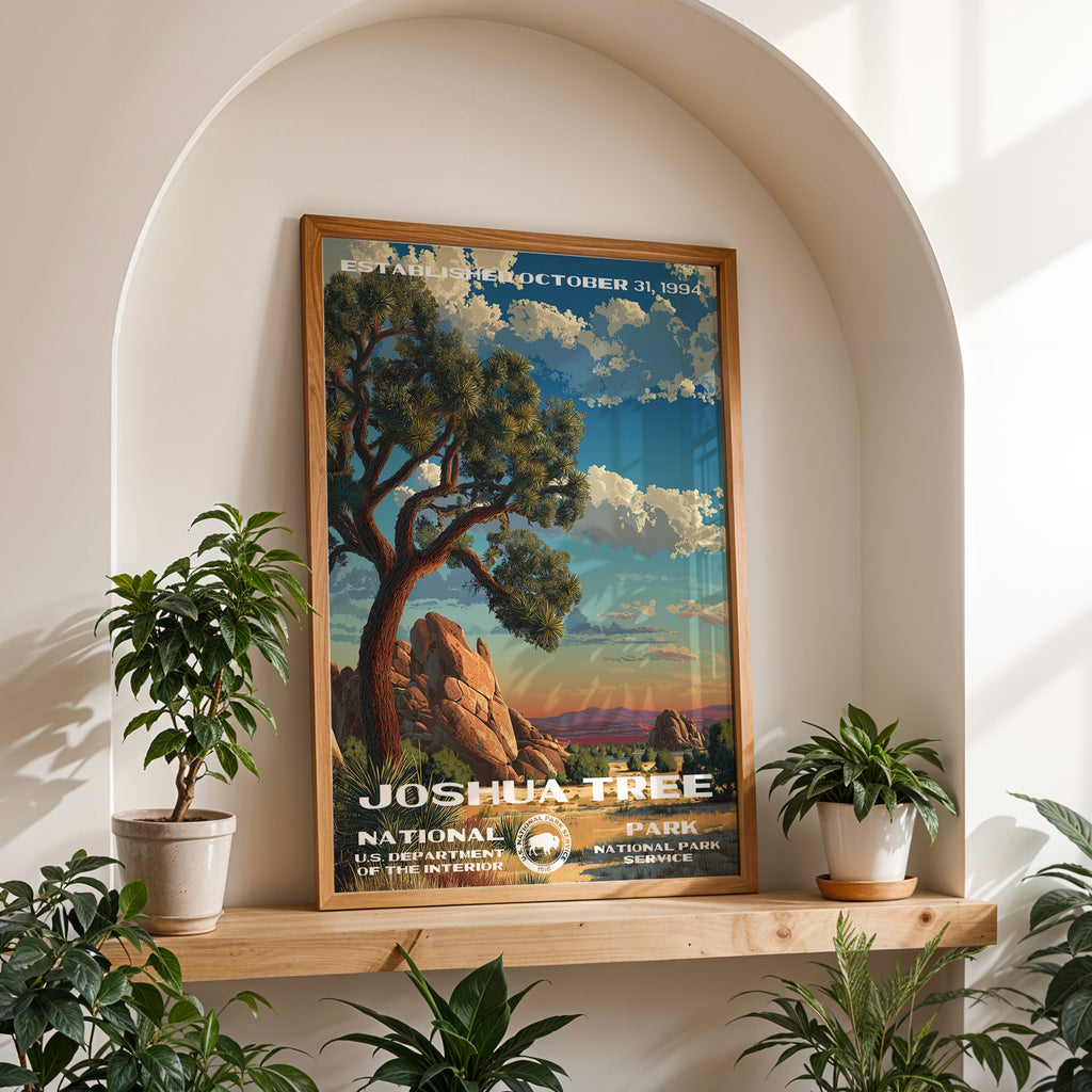 Joshua Tree National Park Vintage WPA