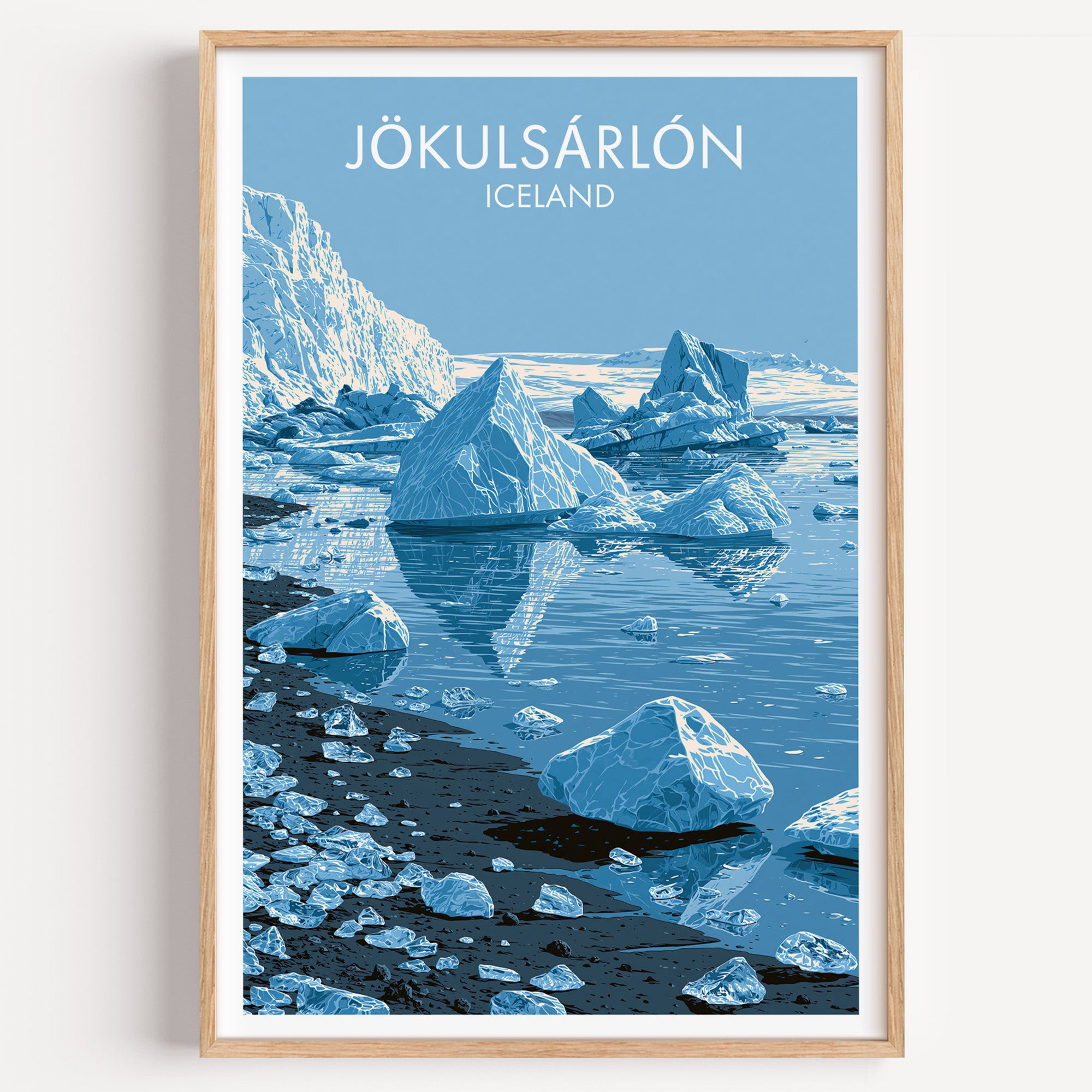 Jökulsárlón, Islande