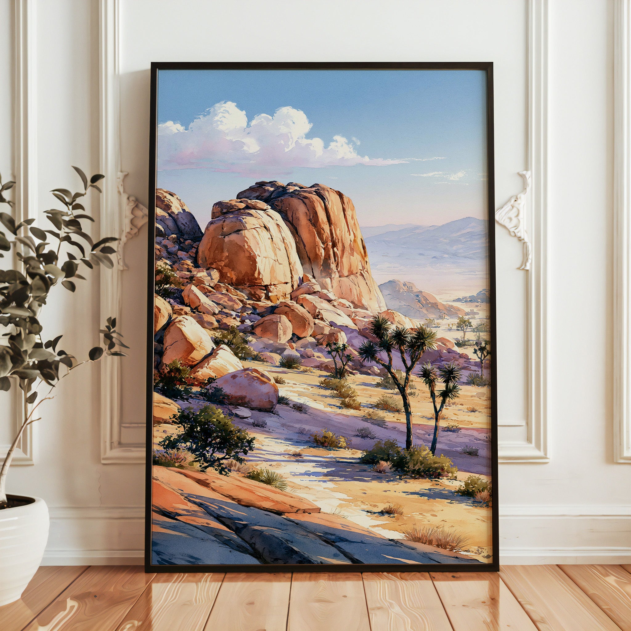 Joshua Tree National Park Watercolor Art