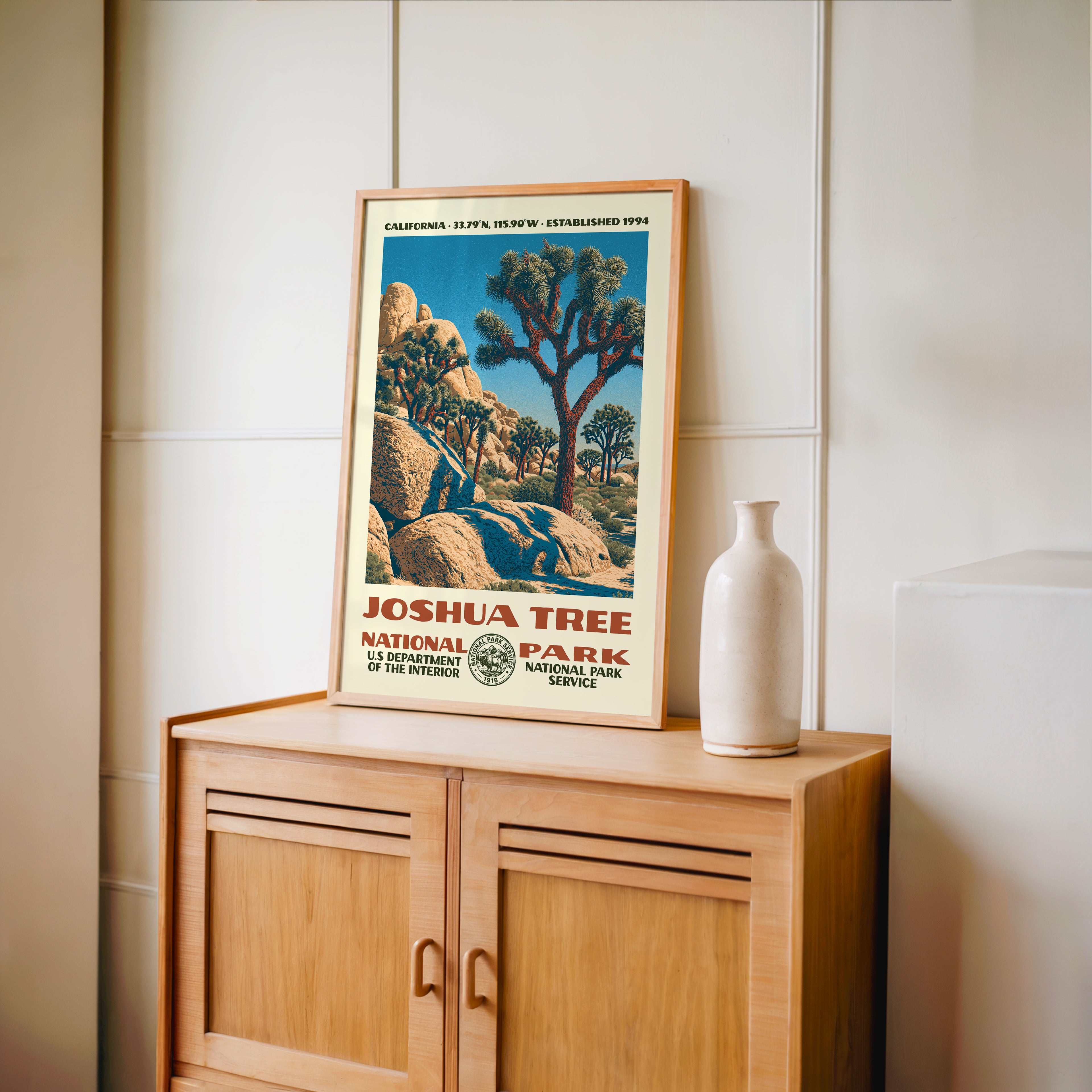 Joshua Tree National Park Vintage WPA Art
