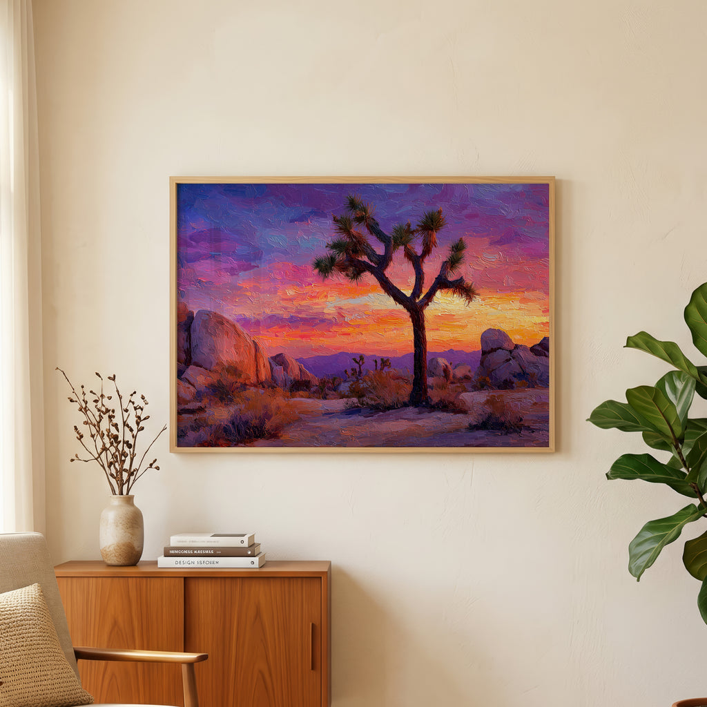 Joshua Tree National Park Oil Painting
