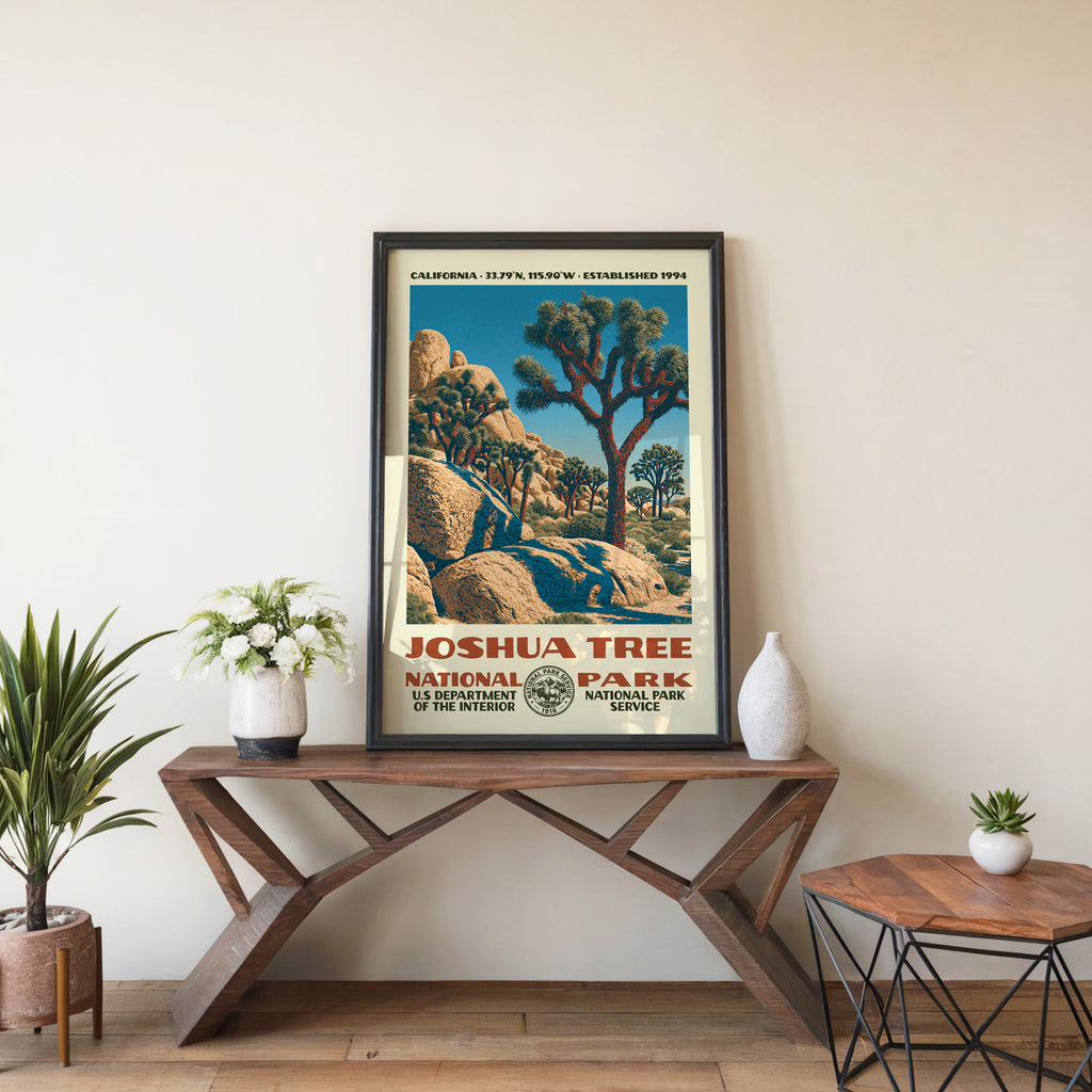Joshua Tree National Park Vintage WPA Art
