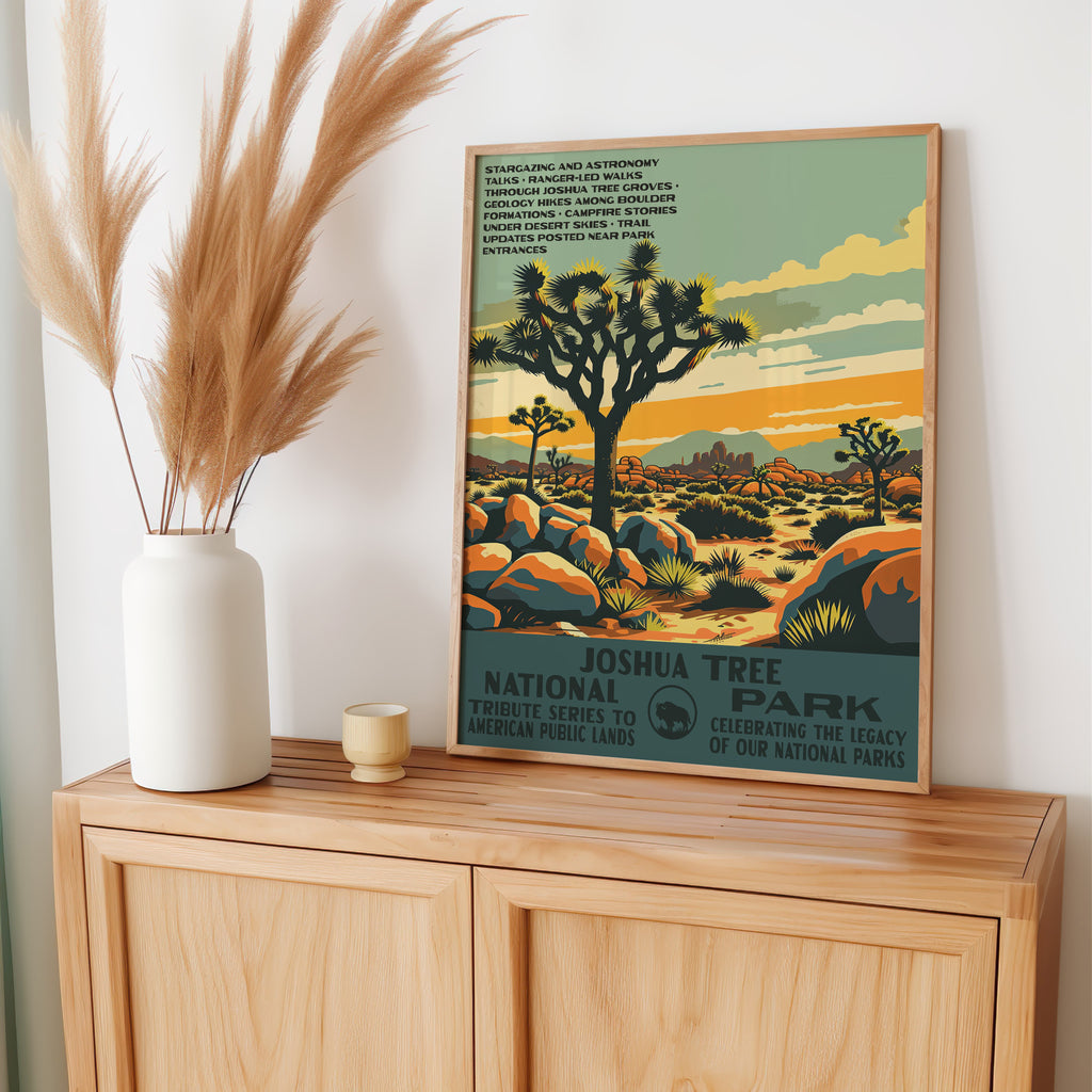 Joshua Tree National Park Vintage WPA Art
