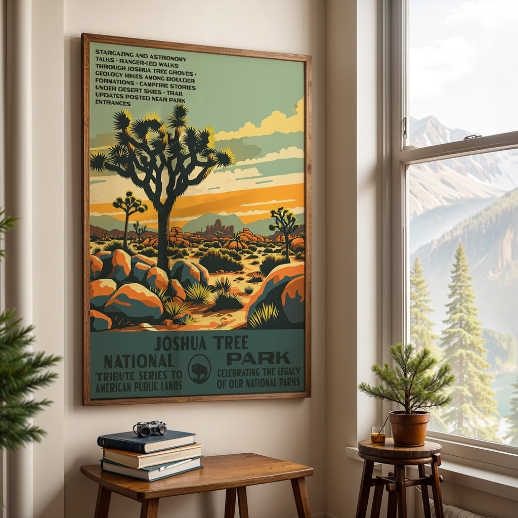 Joshua Tree National Park Vintage WPA Art