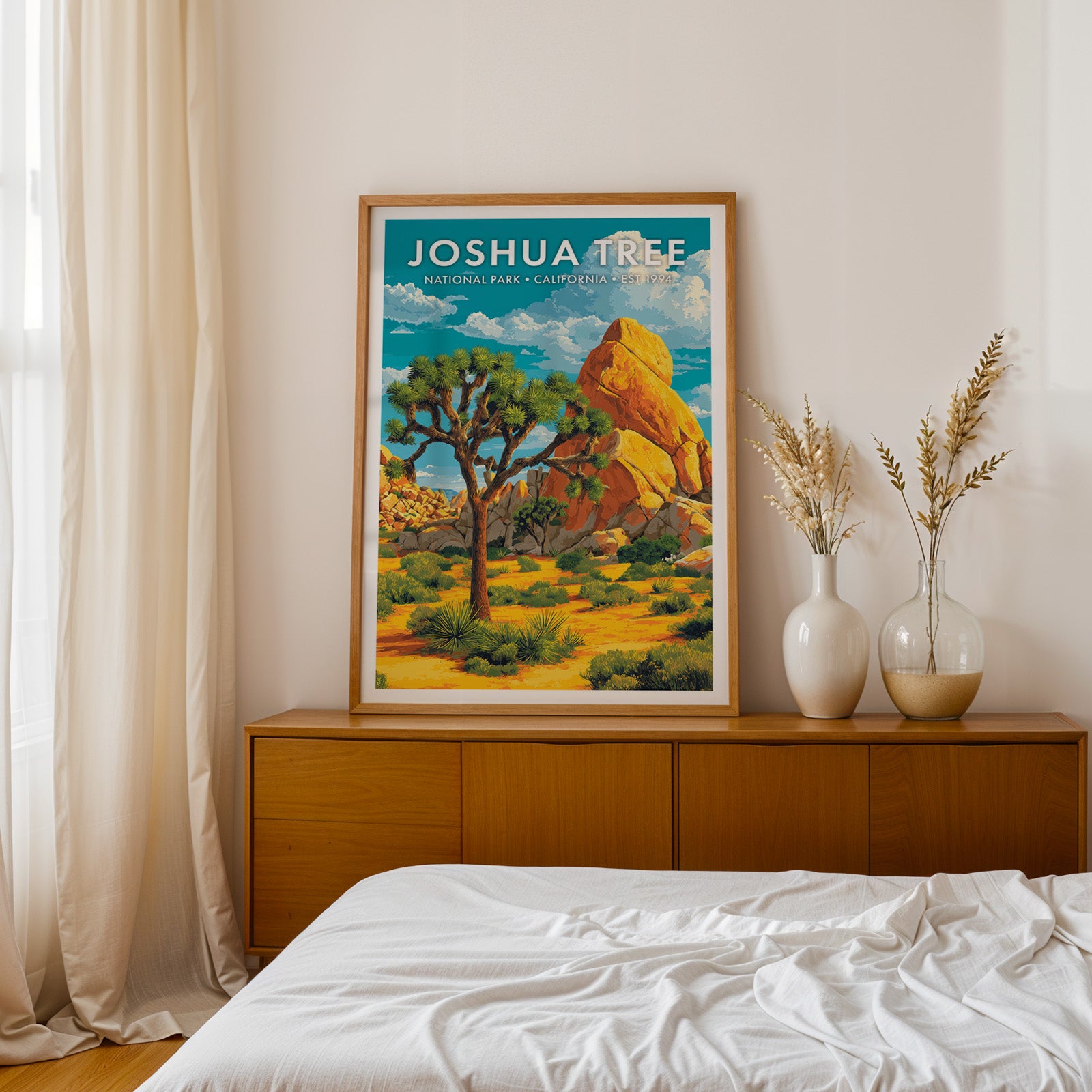 Retro Joshua Tree National Park Print