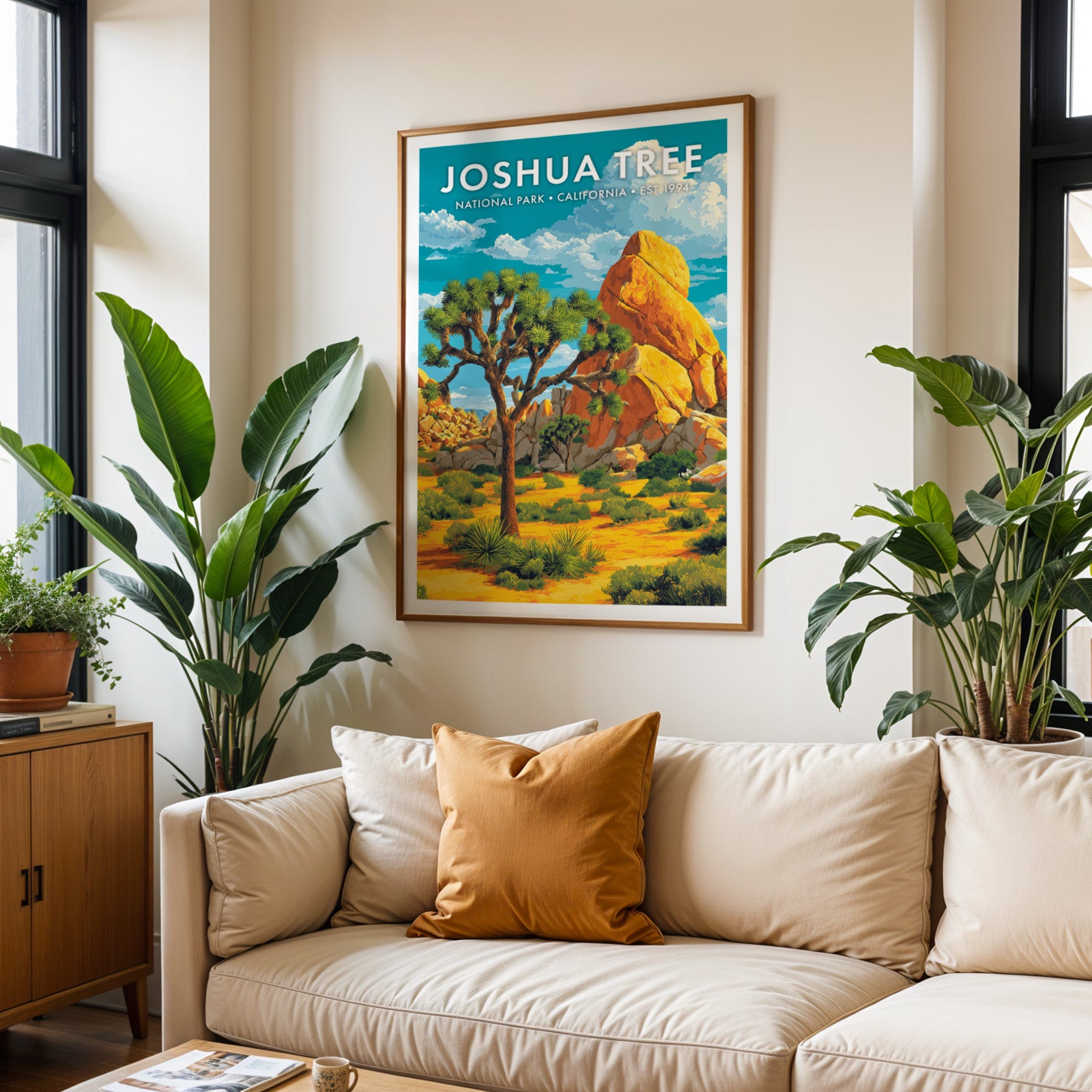 Retro Joshua Tree National Park Print