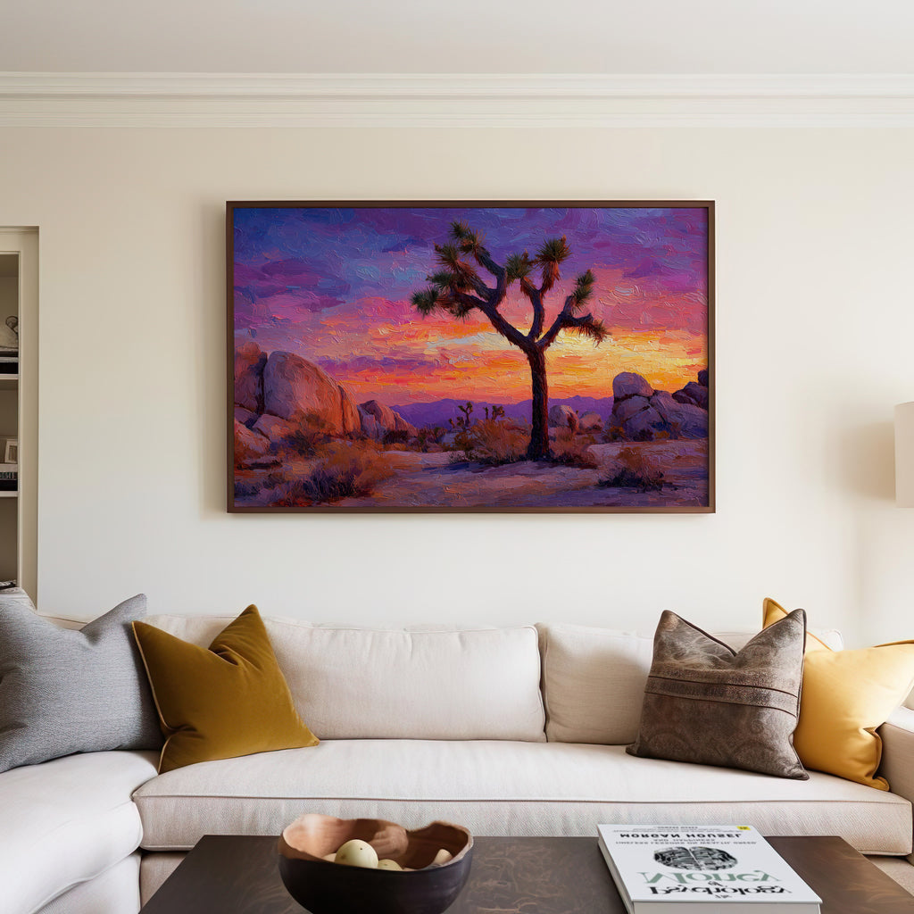 Joshua Tree National Park Oil Painting