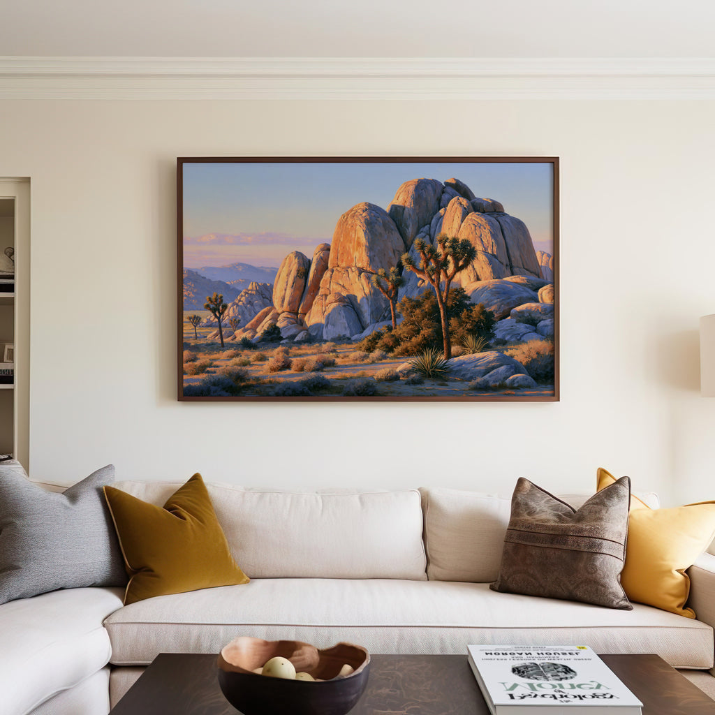 Joshua Tree National Park Classical Oil Painting