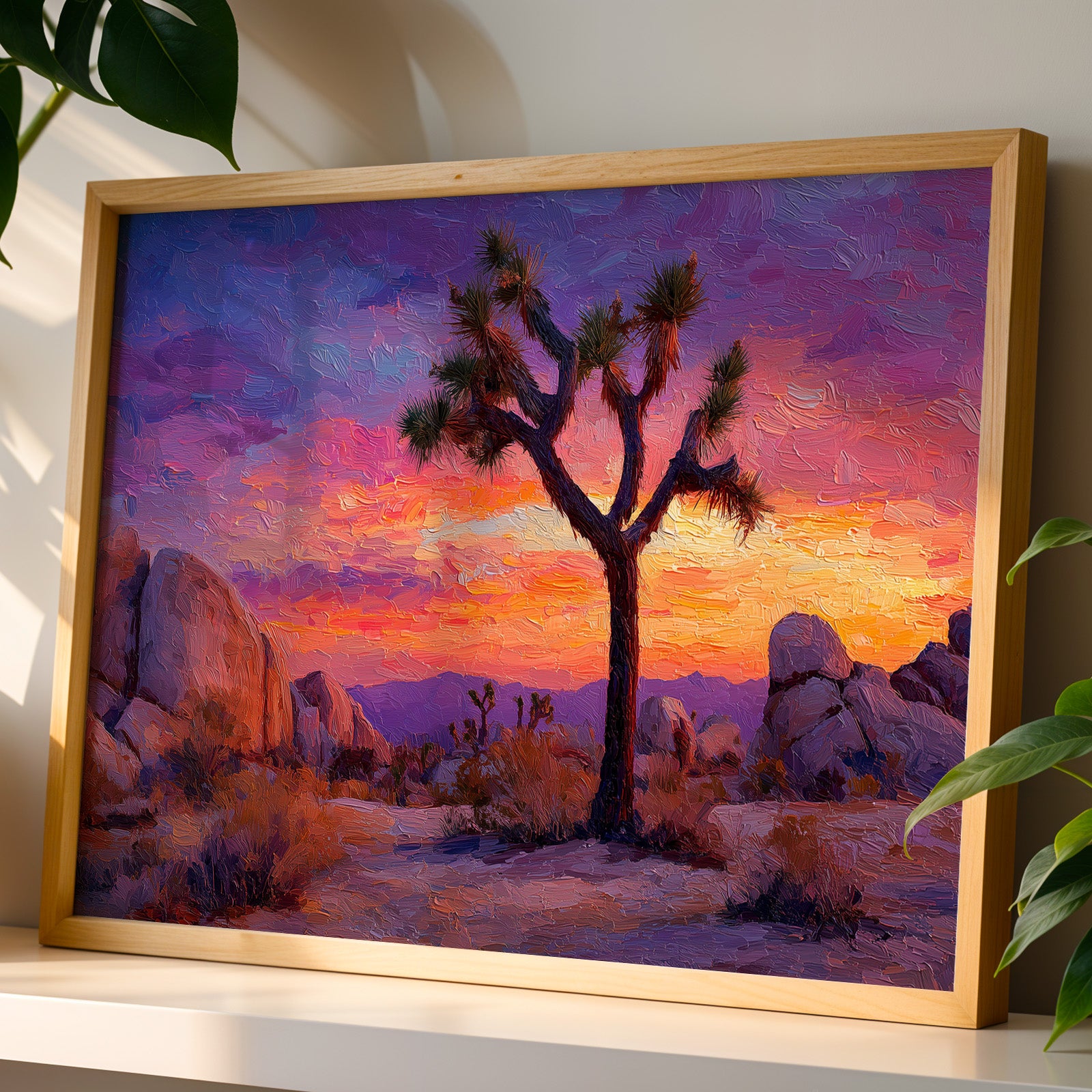 Joshua Tree National Park Oil Painting