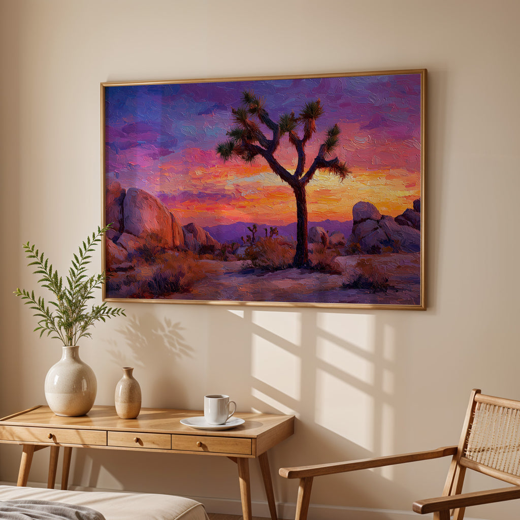 Joshua Tree National Park Oil Painting