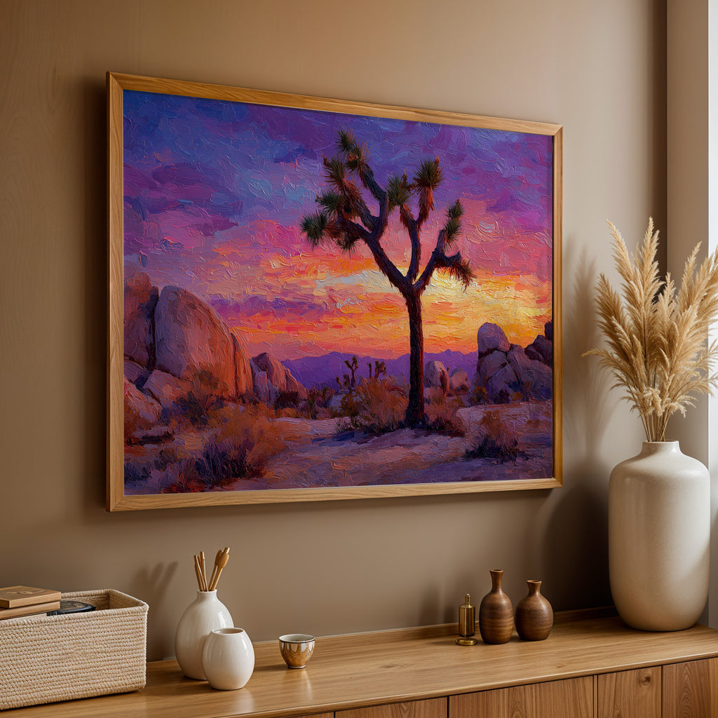 Joshua Tree National Park Oil Painting