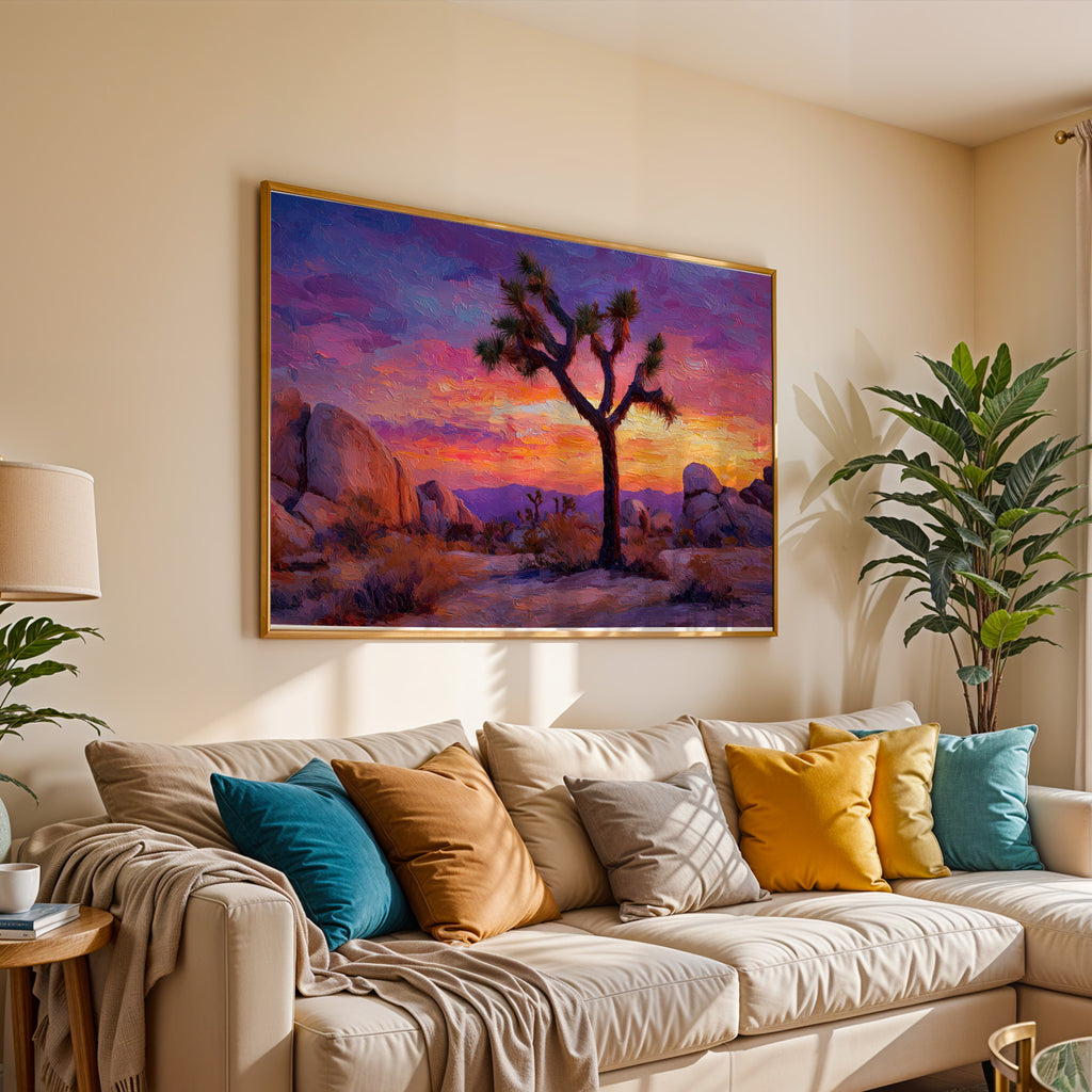 Joshua Tree National Park Oil Painting