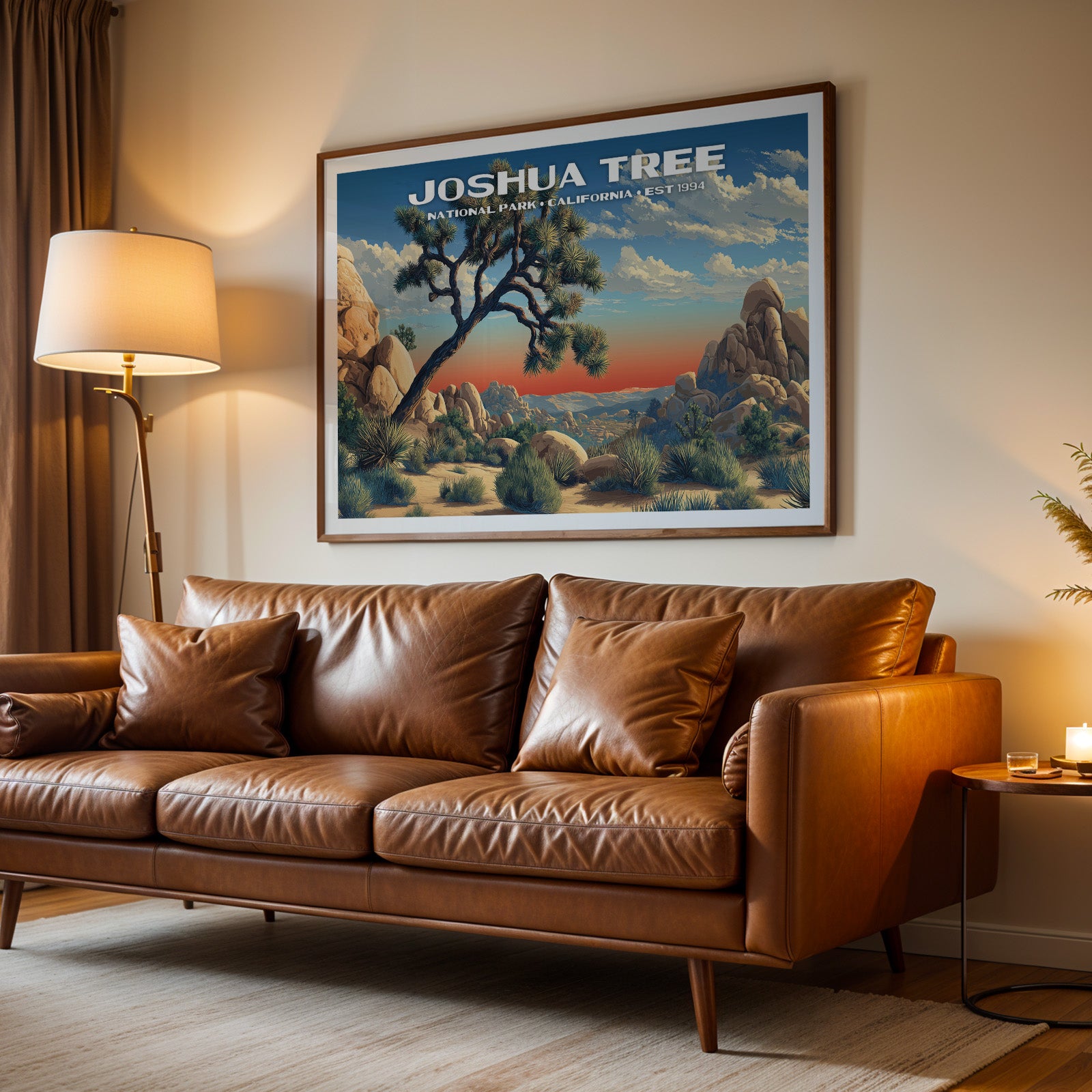Joshua Tree National Park Horizontal Vintage Art