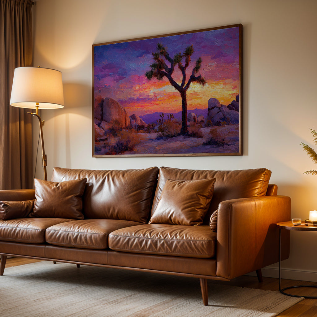 Joshua Tree National Park Oil Painting