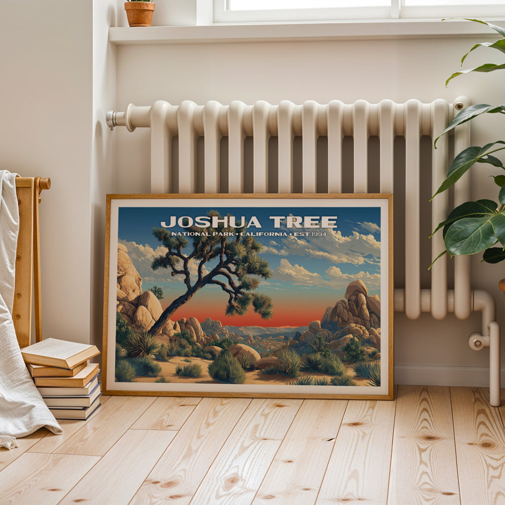 Joshua Tree National Park Horizontal Vintage Art