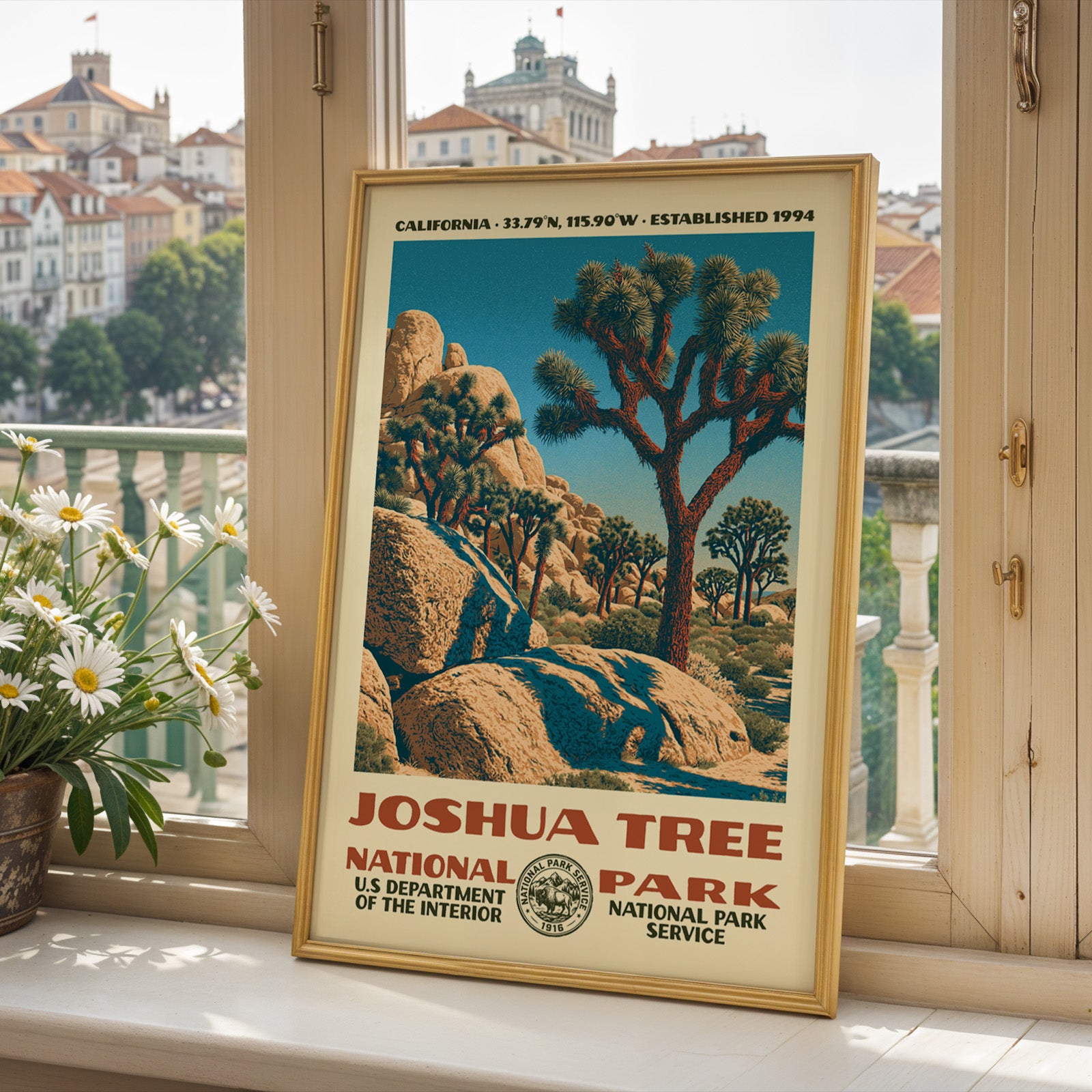 Joshua Tree National Park Vintage WPA Art