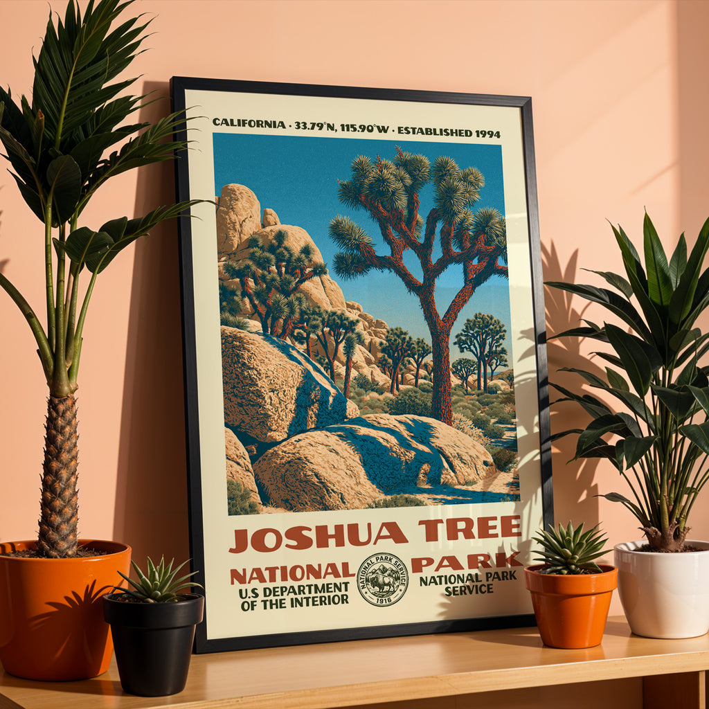 Joshua Tree National Park Vintage WPA Art