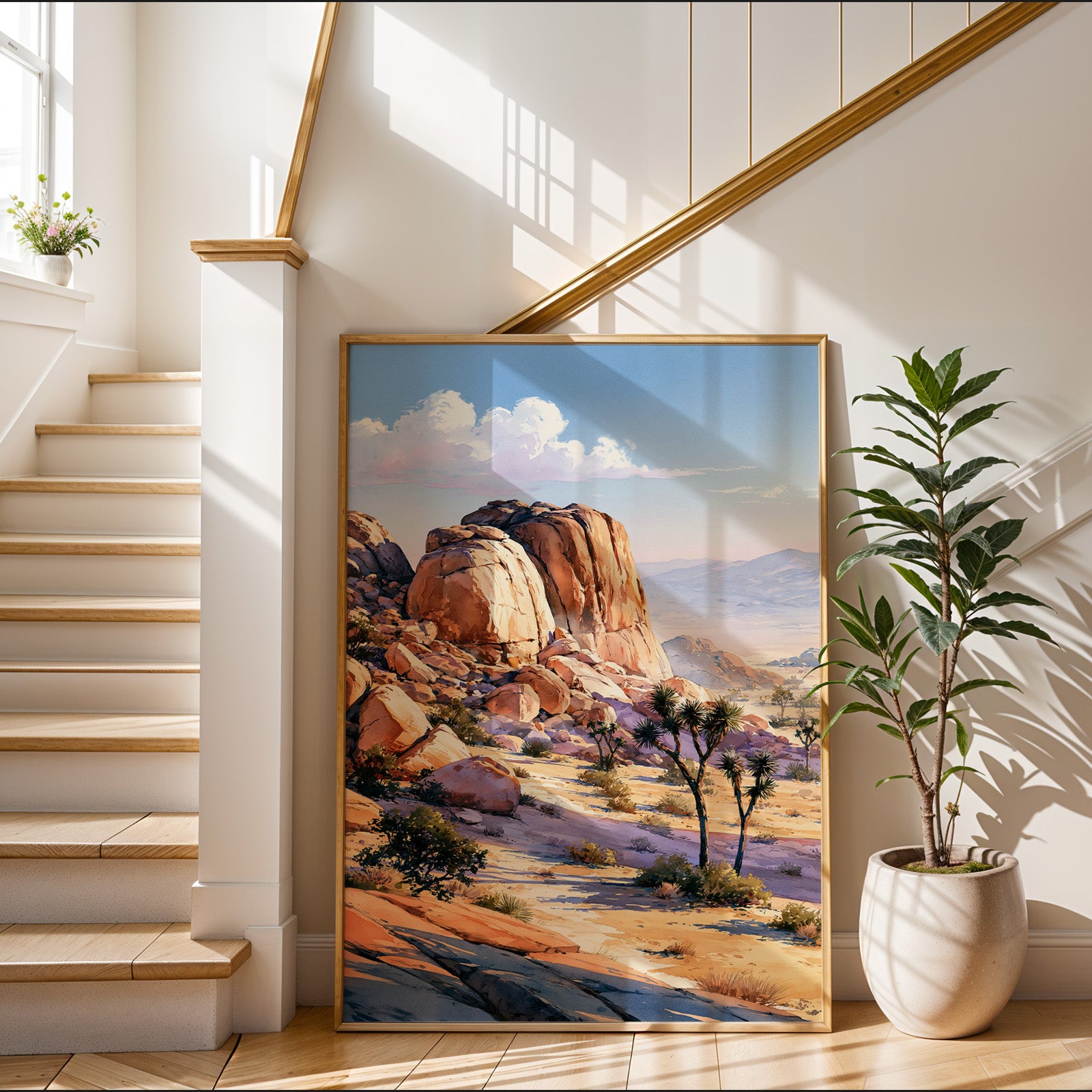 Joshua Tree National Park Watercolor Art