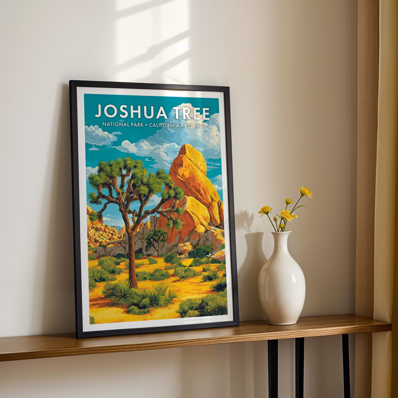 Retro Joshua Tree National Park Print