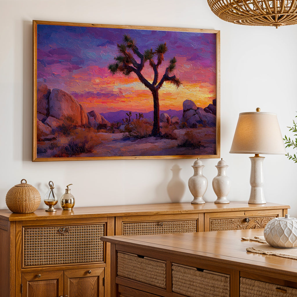 Joshua Tree National Park Oil Painting