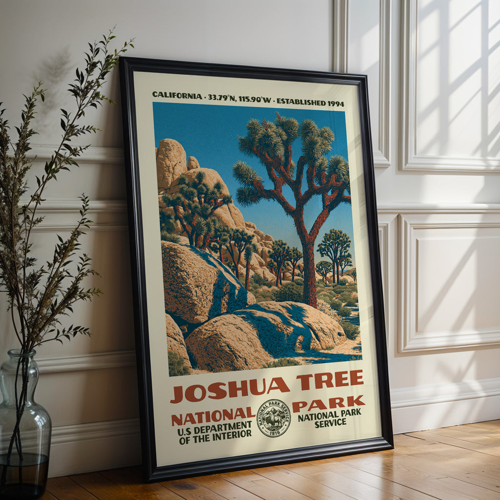 Joshua Tree National Park Vintage WPA Art